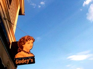 A sign in downtown Plymouth I had never noticed before. I took this photo while walking with my sister last May.