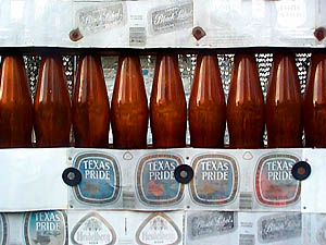 bottles and cans, just clap your hands, blah blah blah the beautiful beercan house.