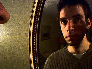 me above the mantle, shot tonight. 